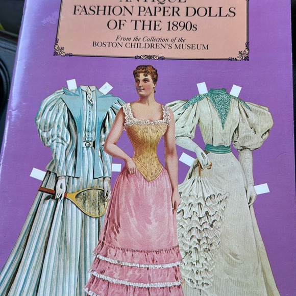 Vintage paper dolls - antique fashion paper dolls of the 1890s - Picture 1 of 6